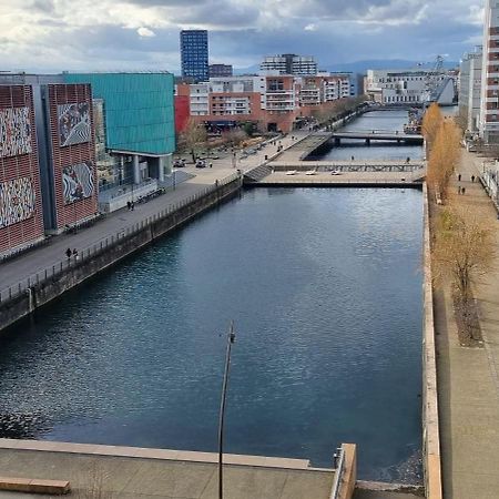 Bel Appartement Contemporain Avec Terrasse Climatisation Et Parking Payant En Option Strasbourg Kültér fotó